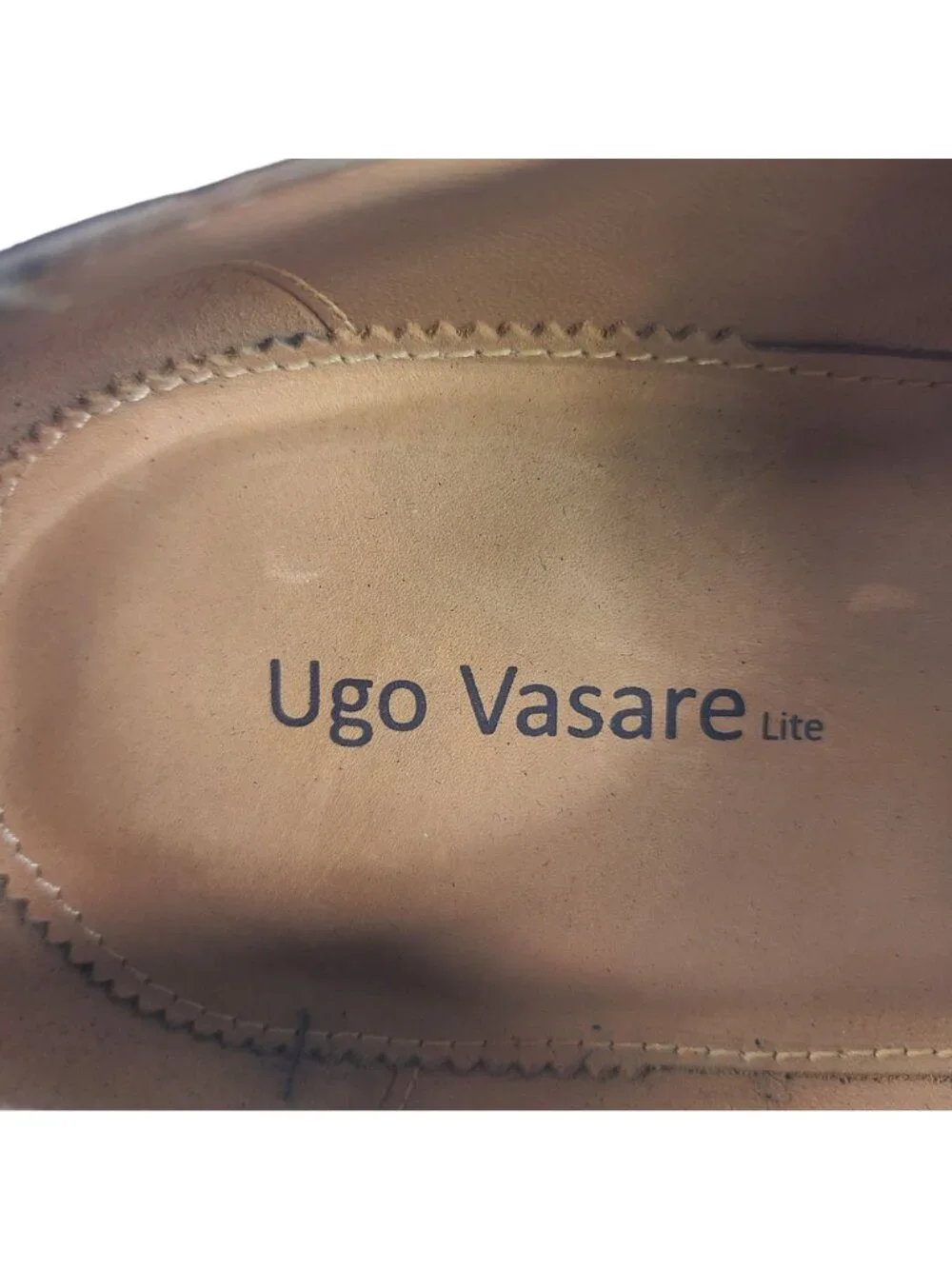 NEW Ugo Vasare Men's Woven Black Leather Oxford Dress Shoes Size 10
